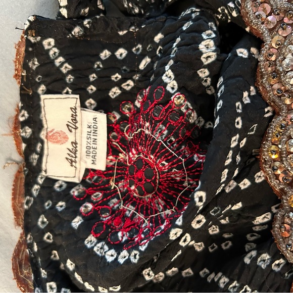 Ankle length silk skirt - Picture 4 of 4